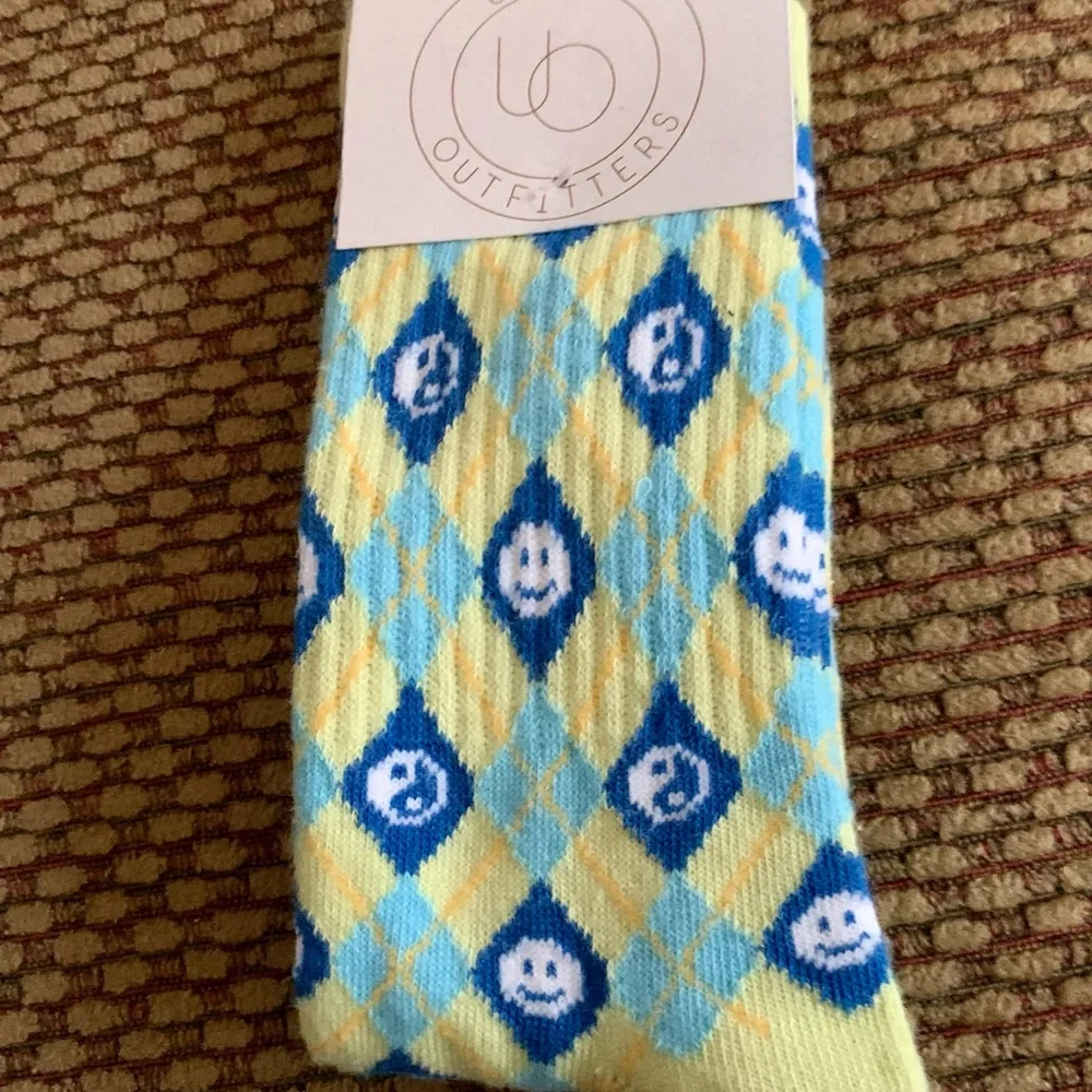 NWT URBAN OUTFITTERS Argyle Icon Crew Socks one Size  lovely colors! $14 each